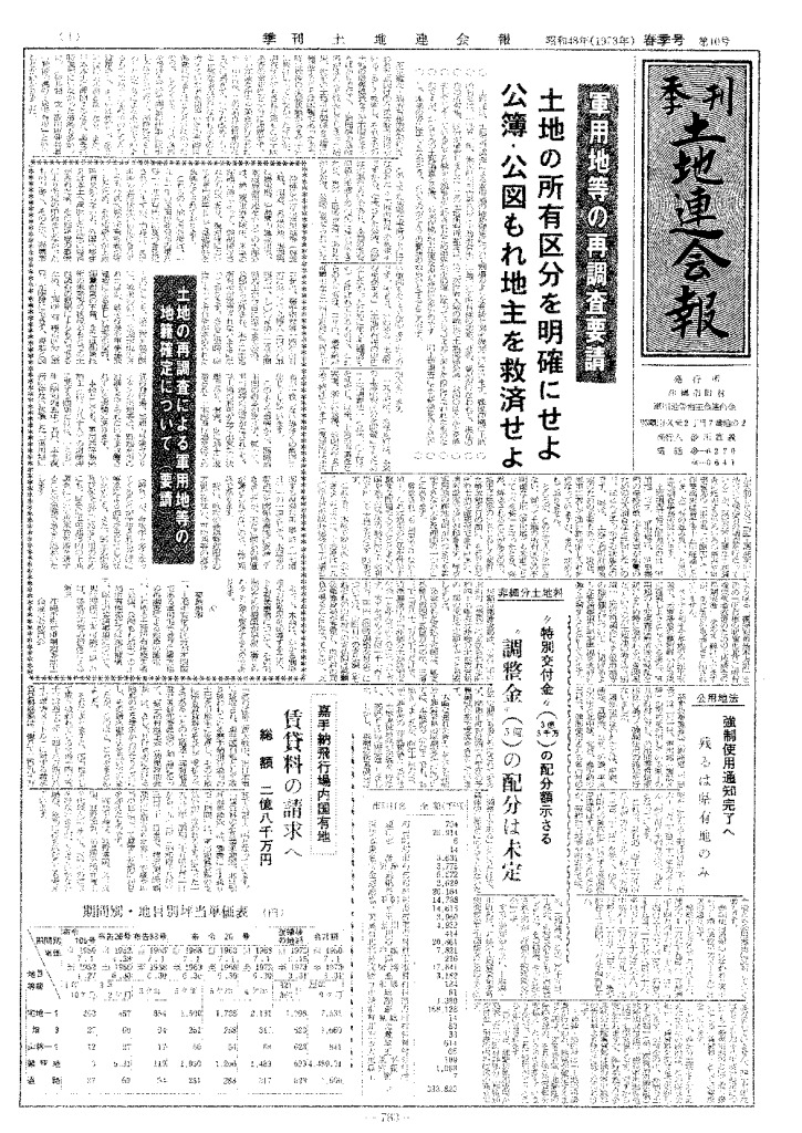 第10号（1973春季号）のサムネイル